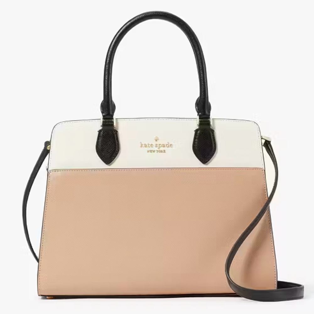 Kate Spade Madison Colorblock Saffiano Leather Medium Satchel - NWT